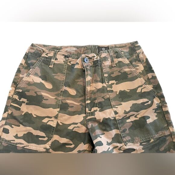 AG Adriano Goldschmied Caden Fatigue Tailored Trousers Camo Green 28R - Picture 5 of 7